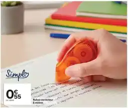 Carrefour Simply - ruban correcteur 8 mètres offre