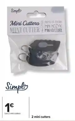 Carrefour Simply - mini cutters offre