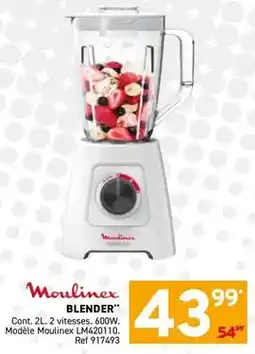 Trafic Moulinex - blender offre