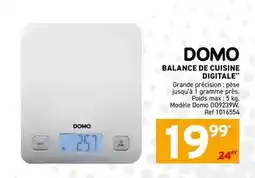 Trafic Doméos - balance de cuisine digitale offre