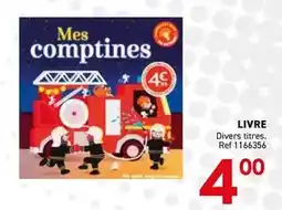 Trafic Livre divers titres offre