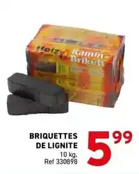 Trafic Briquettes de lignite offre