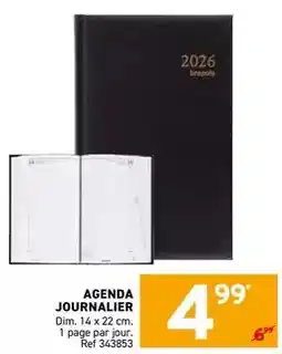 Trafic Dim - agenda journalier offre
