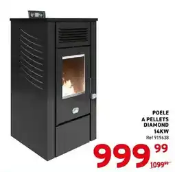 Trafic Poele a pellets diamond 14kw offre