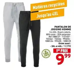 Trafic Pantalon de jogging homme offre