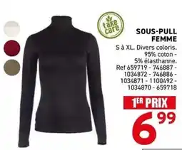 Trafic Sous-pull femme offre