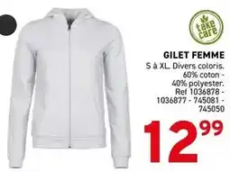 Trafic Care - gilet femme offre
