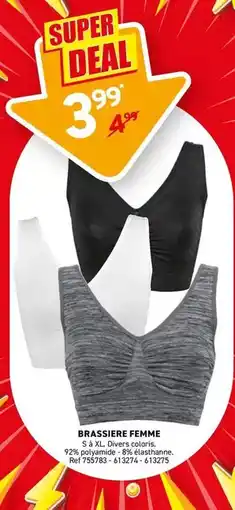 Trafic Brassier femme offre