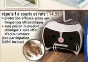 Norma Répulsif à souris et rats offre