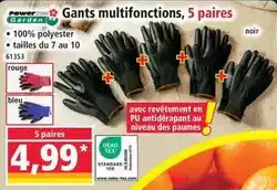 Norma Tex - gants multifonctions, 5 paires offre
