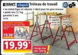 Norma Kraft - treteau de travail offre