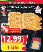 Norma Siebert - escalopes de poulet offre