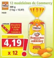 Norma St michel - 12 madeleines de commercy offre