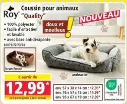 Norma Roy - coussin pour animaux quality offre