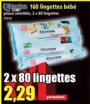 Norma 160 lingettes bébé offre