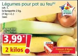 Norma Cat - légumes pour pot au feu offre
