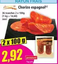 Norma Chorizo espagnol offre