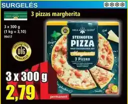 Norma 3 pizzas margherita offre