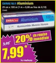 Norma Embal'alu - aluminium offre