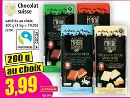 Norma Excelsior - chocolat suisse offre