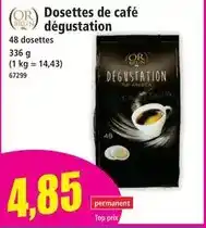 Norma Dosettes de café degustation offre