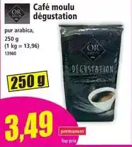 Norma Cafe moulu dégustation offre