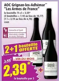 Norma Aoc - grignan-les-adhémar les armes de france offre