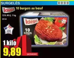 Norma Burgers au bœuf offre