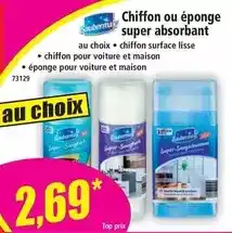 Norma Sauter - chiffon ou éponge super absorbant offre