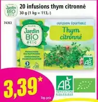 Norma Infusion - 20 s thym citronné offre