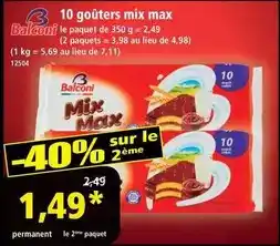 Norma Mix - 10 goûters max offre