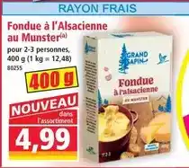 Norma Fondue à l'alsacienne au munster offre