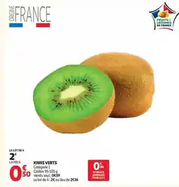 Auchan Supermarché Kiwis verts offre