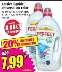 Norma Mega - lessive liquide universal ou color offre