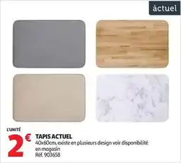 Auchan Supermarché Cap actuel - tapis offre