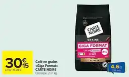 Carrefour Market Carte noire - café en grains offre