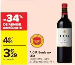 Carrefour Market A.o.p. bordeaux offre