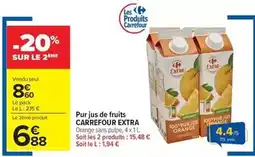 Carrefour Market Carrefour - pur jus de fruits extra offre