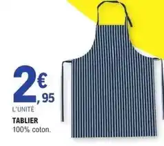 E.Leclerc Tablier offre