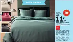 E.Leclerc Parure housse de couette 140x200 cm offre