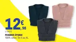 E.Leclerc Peignoir éponge offre
