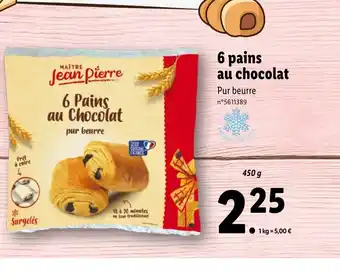 Lidl 6 Pains au chocolat offre