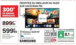 Carrefour SAMSUNG Téléviseur QLED 4K offre