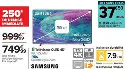 Carrefour SAMSUNG Téléviseur QLED 4K offre