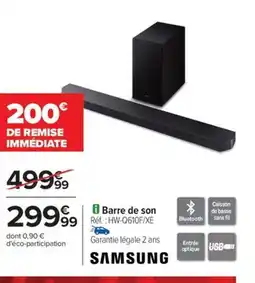 Carrefour SAMSUNG Barre de son offre