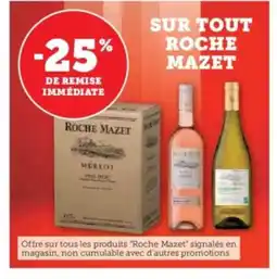 Super U ROCHE MAZET Sur tout offre