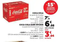Super U COCA COLA offre