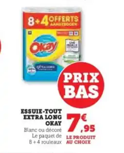 Super U OKAY Essuie-tout extra long offre