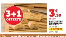 Super U Baguettes courti offre