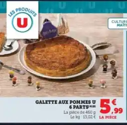 Super U Galette aux pommes u 6 parts offre